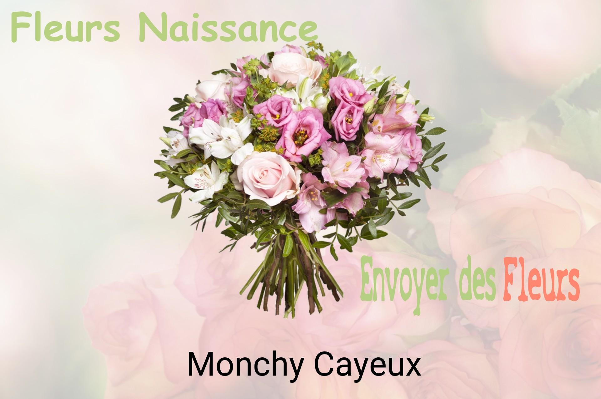 Bouquet de fleurs de naissance livré à Monchy-Cayeux